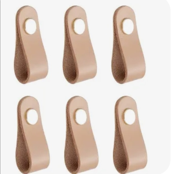 Leather drawer pulls - Picture 1 of 2